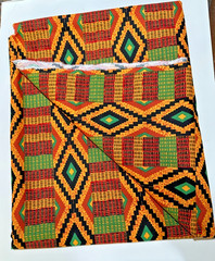 African print cotton fabric.