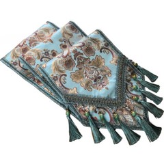 Brocade Fabric Baroque Jacquard Material Craft Floral for Tablecloth Upholstery