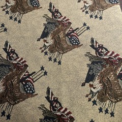 American Flag Eagle Tapestry Patriotic Upholstery Heavy Fabric 57xBTY