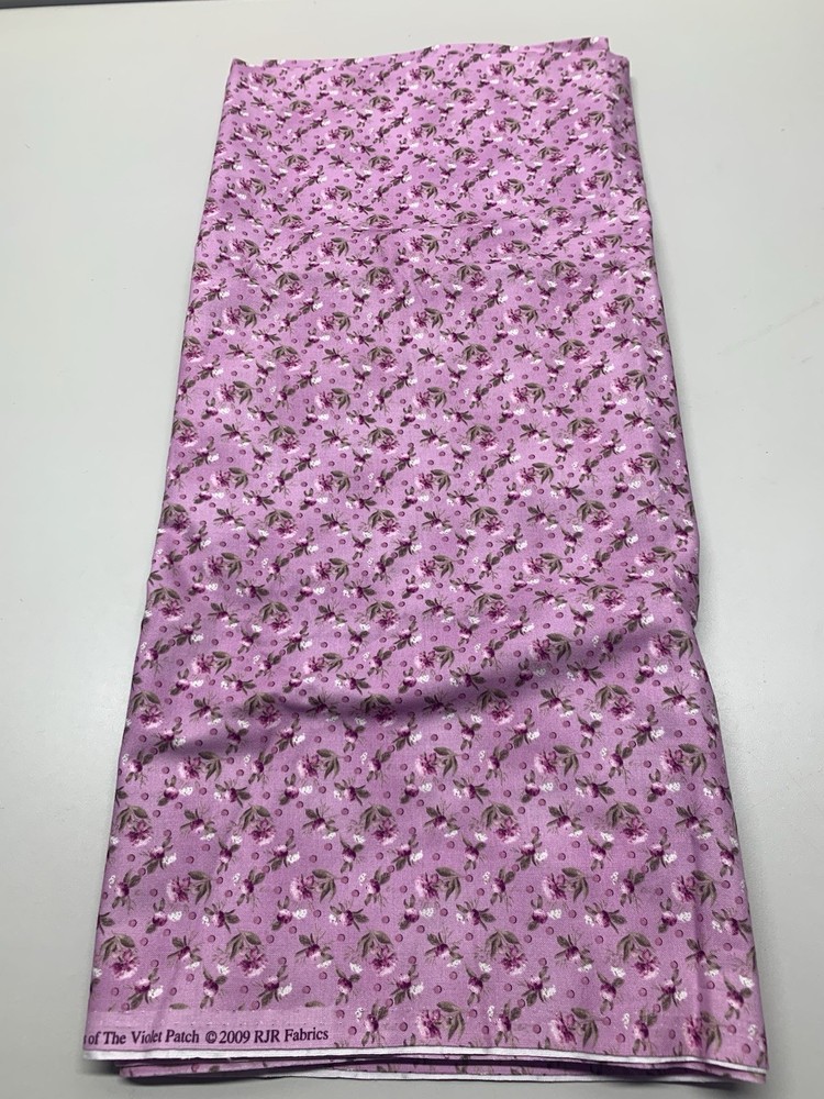 Flourish Debbie Beaves The Violet Patch 2009 RJR Fabric 2 Yds 35”