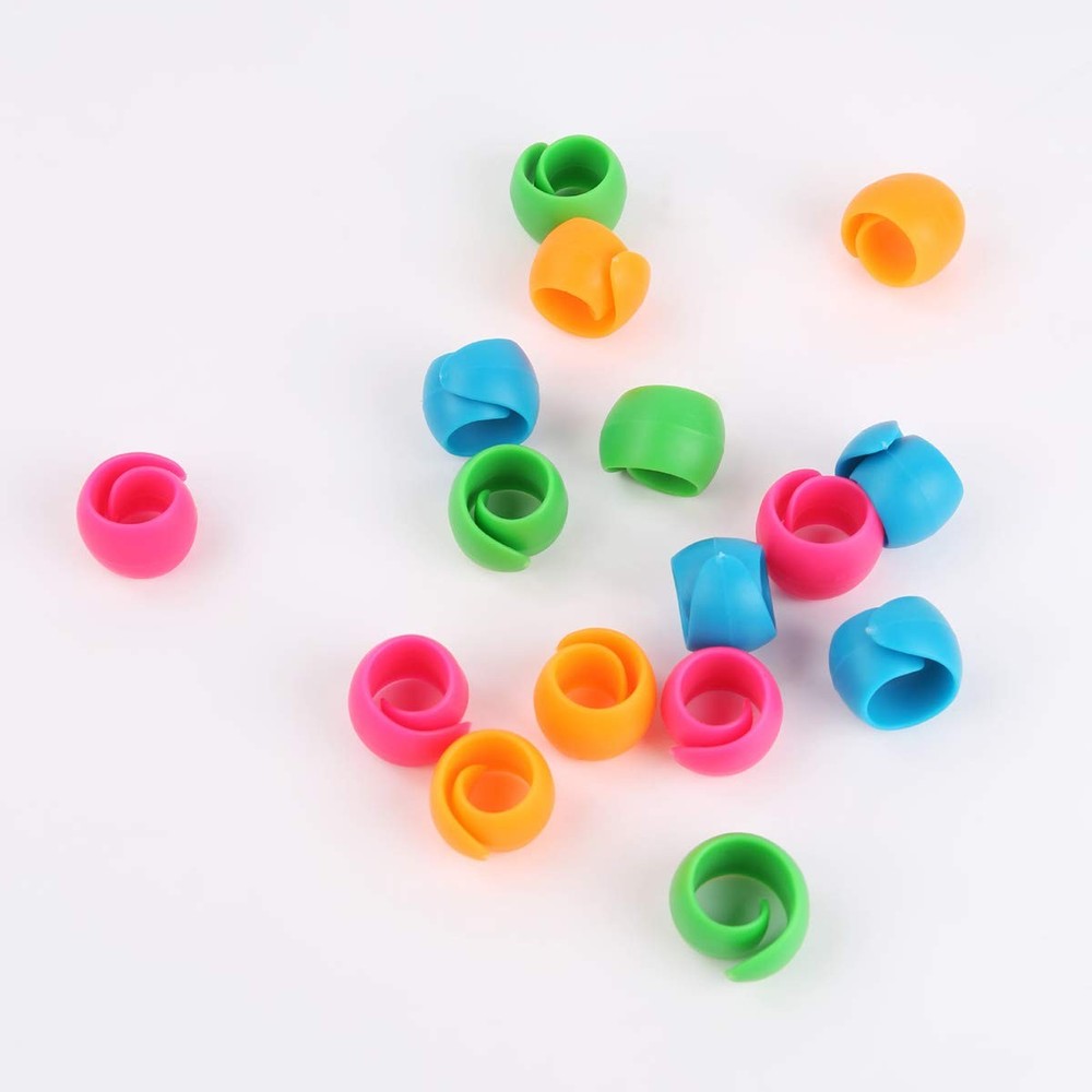 Miamay Thread Spool Savers Huggers Avoid Loose Ends 16 Pieces, multicolored