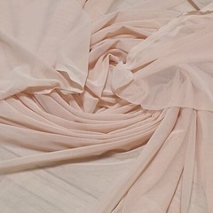 Soft Power Mesh Tulle 4-way Spandex stretch Fabric Sheer Net Dresses Bridal 44″w