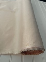 SILK PEACH CREAM FABRIC 5 Yards x 22 Inches Wide or 180 Inches x 22 Wide