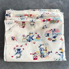 Children Playing Sailor Fabric, Faye Burgos for Marcus Brothers – 2yd, 44″