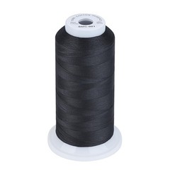 Simthread 100% Cotton Thread 50wt Black for Sewing Quilting Machine | 50-Weig…