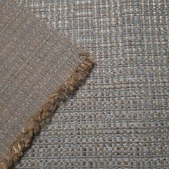 Robins Egg Boucle Tweed 56″ By The Yard Gold Ribbon Heavy Upholstery Fabric