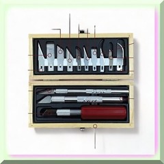 Precision Cutting Tool Set with Razor-Sharp Blades