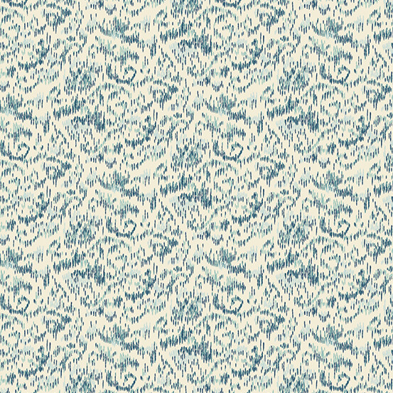 Andover Prints Annabella Nanneman 100% Quilt Cotton Light Blue Flourish BTY