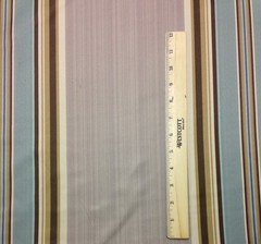 P KAUFMANN SATEEN STRIPE BEIGE BLUE POLISHED SATEEN FABRIC BY THE YARD 58″W