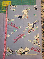 Vintage Baseball~~Play Ball~~1998 American Folk & Fabric~~86″ x 58″