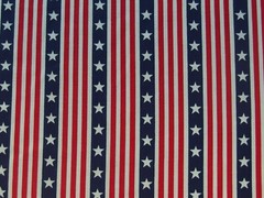Fabric Stars and Stripes lame Fabric Traditions 1998s 44″ x 36″ BTY no:788