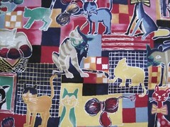 4 individual Cat and Dog Fabrics-NEW