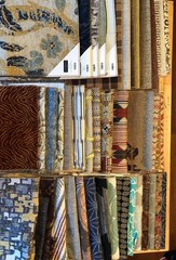 Upholstery Fabric Grab Bag 15 Pieces Different Sizes, Colors For Crafts & Sewing