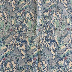 Lilly Pulitzer Kappa Kappa Gamma Blue Owl Print Cotton Material NEW 36″x60″