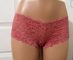 Stretch Floral Lace Trim Mauve 5.5″ DIY Clothing Crafts Lingerie – BTY