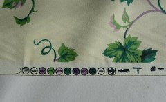 30+ Yds Avail/ Vintage Medium Weight Twill/ 100% Cotton/ Grapes, Leaves, Vin