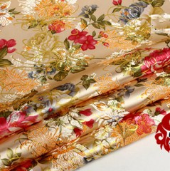 Ancient Costume Chinese Dress Baby Clothes Kimono Cos Silk Satin Sewing Fabric