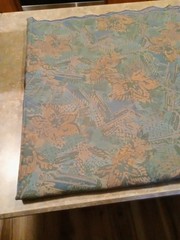 Upholstery Heavy Weight Botanical Design Fabric Earth Tones 7′ X 4′