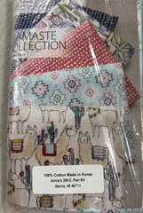 Annie’s Creative Quilters Fabric + Pattern Llamaste Collection FQ098 New