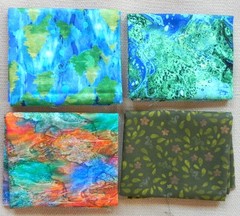 25 Fat Quarters, Assorted Abstract Patterns, Multicolor 18″x21″ Cotton Fabric #1