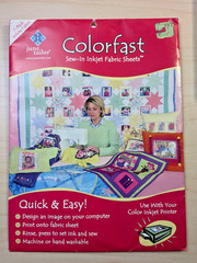 June Tailor Sew-in Colorfast White Inkjet Fabric Sheets 7 Count JT-854
