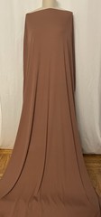100% Rayon Matte Jersey Light Chocolate Brown Color Fabric By The Yard 58″ Wide