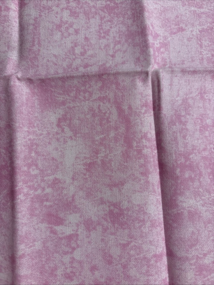 Pink Tie Dyed Cotton Fat Quarter 18”x21” New