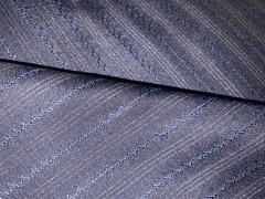 Durham Navy 30% Finest Mohair 70% Wool English Antique Stipe Suiting 2.8m 240g/m