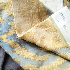 heavily Textured Fabric Sample material viscose wool polyester shiny France