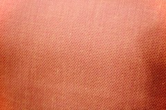 CANVAS NYLON WITH FLEECE BACKING FABRIC SOFT ORANGE WATER STAIN REPELLENT BY YD
