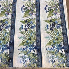 In The Beginning Haven Border Fabric #2HVN-2 Jason Yenter Blue 2021 42X130” 3.5y