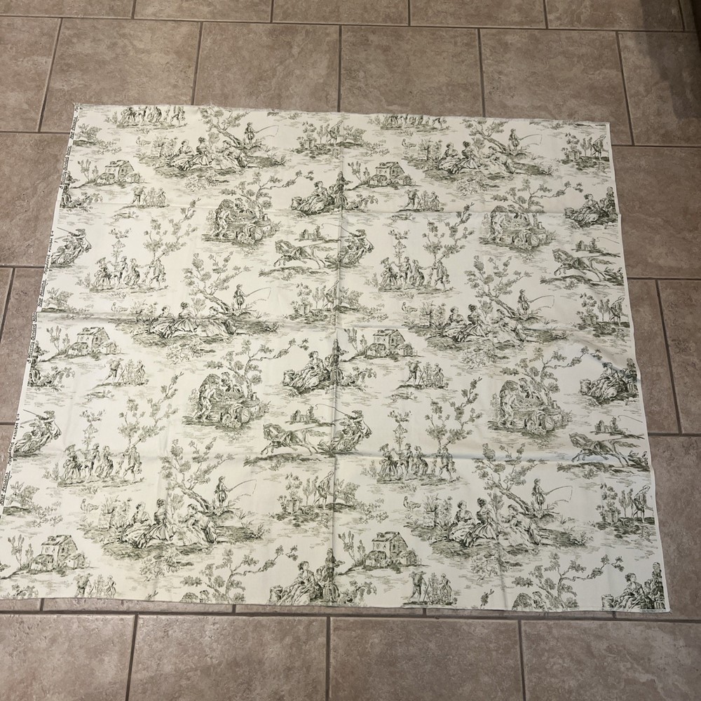 A Waverly Bonded Fabric *Four Seasons* 48 X 42”wide ~Toile Registered # 6161844