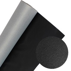 Black Faux Leather Fabric Boat Auto Vinyl Seat Soft Material Upholstery Renew