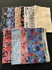 Color & Cotton Rifle Paper Company Les Fleurs Fat Quarter Bundle – 13 fat qtrs