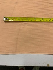 APRICOT BLOCK STRIPE JACQUARD FABRIC : 137cm WIDE : $8.00 P/M : #BMJ04