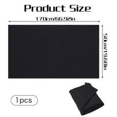 Black Speaker Grill Cloth Replacement for Home and Stage Audio Systems 67″x20
