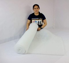 Versatile 36-Inch Wide Quilted Polyester Batting – 5 Yards for Creative Projects
