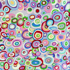 Kaffe Fassett Planets Pearl Pastel Cotton Fabric GP41 Westminster Rowan 1 Yd New