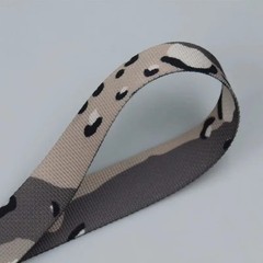 2M Desert Gray Six-color Chocolate Camouflage Webbing Non-elastic Strips 2.5cm W