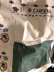 Dianna Marcum Ivy Garden Tote Bag Cut & Sew Panel Reusable Tote~ Earth Friendly