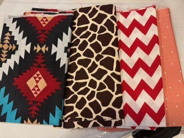 Fabric Scraps Lot For Quilts, Scrapbooking, Sewing, Crafts 1-LB Free Shipping
