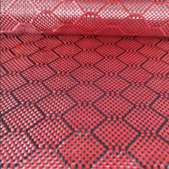 3K 240gsm Aramid Carbon Fiber Fabric mixed fabric cloth Hexagonal Jacquard Weave