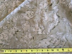 ANTHROLOGY BATIK #1999 LAVA- BROWN/GREEN MOTTLED 1 3/8 YARDS