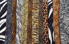 Lot Quilt Cotton Fabric Animal Print African Tiger Zebra Giraffe Cheetah Leopard