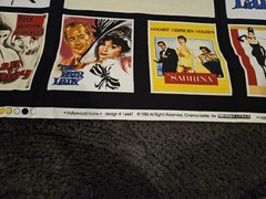 42 X 47 Hollywood 1985 Cinema Robert Kaufman Fabrics Audrey Hepburn Fair Lady