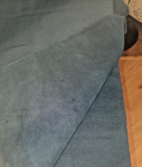 Cotton Velvet Fabric–Soft Home Décor Craft Upholstery 52″ x 48+” Midnight BLUE