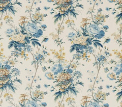 SANDERSON X GILES DEACON CURTAIN FABRIC Lakeland Paradis 5.9 MTRS POPPINJAY/LION