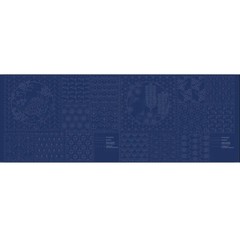 Patchwork Quilting Sewing Fabric Sashiko Botanical Navy Panel 50x110cm