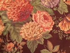 P.KAUFMANN FABRIC DECORATOR WEIGHT FLORAL 180”x 54”