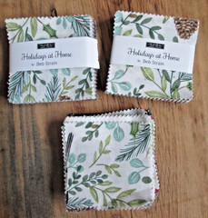 NEW Moda Lot Holidays at Home Mini Charms 42 Squares 2.5″ Deb Strain Christmas
